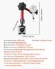 Dial Test Indicator with Universal Magnetic Base and Storage Case, 0.01 Mm Accuracy, 0-0.76 Mm Range, Micro Ball Handle for Narrow Area Measurement,