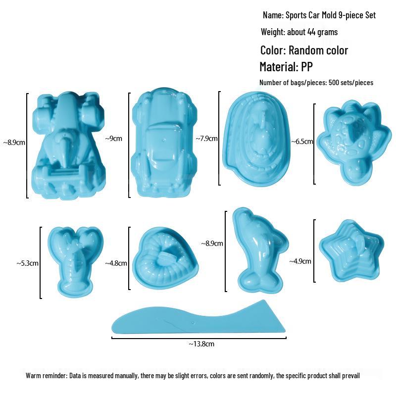 Space Toy Sand and Clay Molds Set - Includes Play Dough, Super Light, and Crystal Clay Molds with Tools