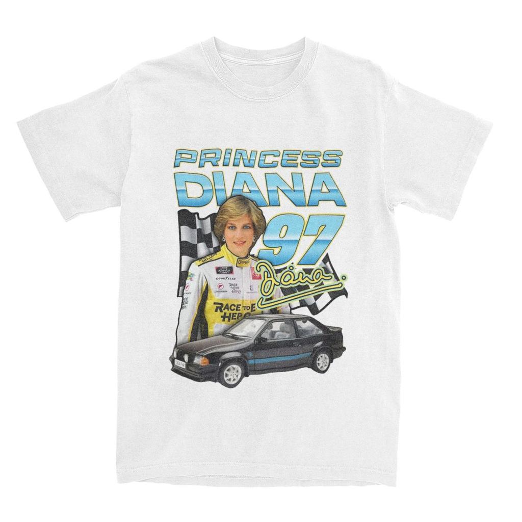 Vintage Princess Diana 97 T-Shirt for Men Crew Neck 100% Cotton T Shirt Short Sleeve Tees Gift Idea Clothing