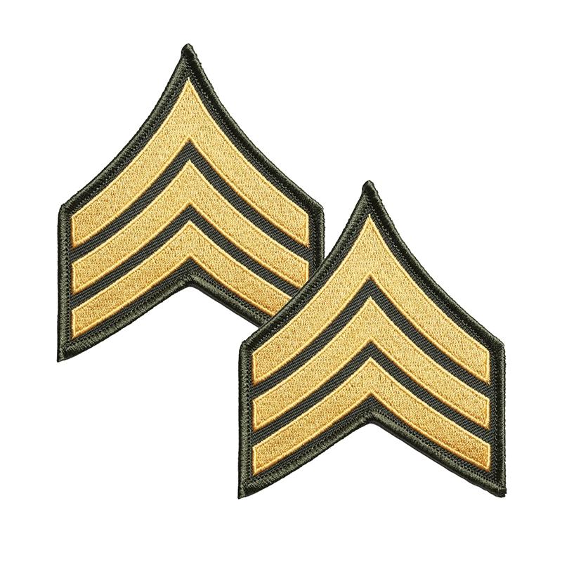 US Vietnam M65 Trench Coat Armband Embroidered Sergeant Major Sergeant Sergeant Shoulder Badge OG107 Shirt Badge TCU Badge