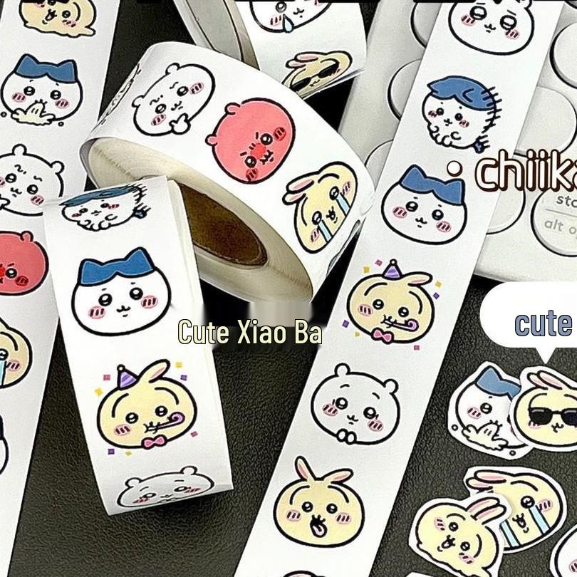 Chiikawa Roll Stickers: High-Value Decorative, Journal, Sealing, and Student Stickers