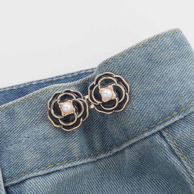 İnci Kamelya Ayarlanabilir Bel Sıkılaştırma Tokası Kotlar İçin