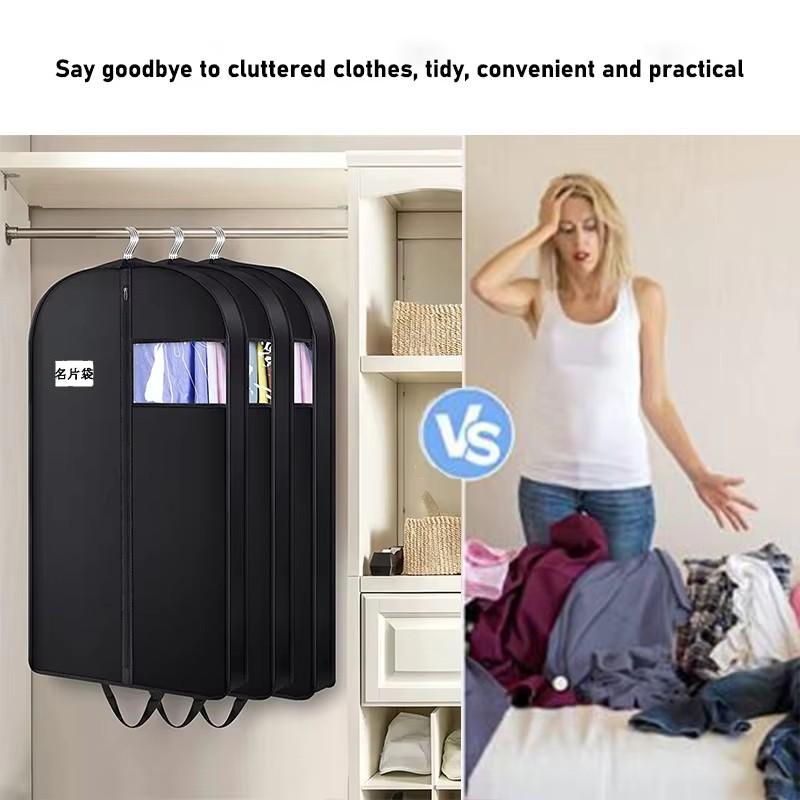 Lightweight Dustproof Non-woven Wardrobe Storage Clothes Bag Men's Suit Bag Suit Cover Isolate Static Electricity