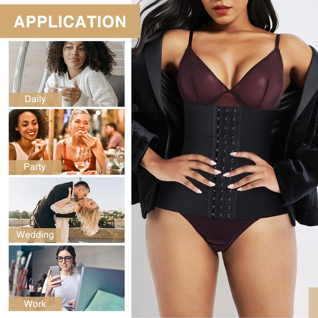 3-in-1 Seamless Waist Trainer for Women Tummy Control Body Shaper for Weight Loss