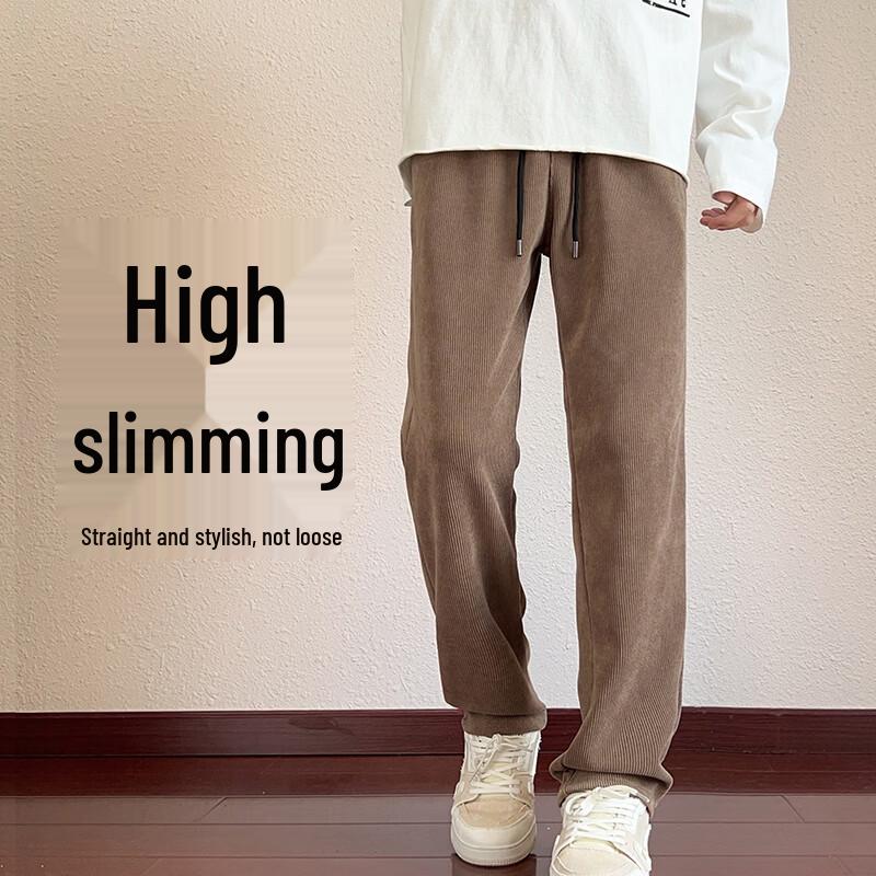 Warrior Men's Chenille Straight-Leg Casual Pants