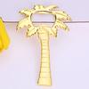 Creative Bottle Slip Opener Non Coconut Tree Shape Wedding Favors Palm Gold Color