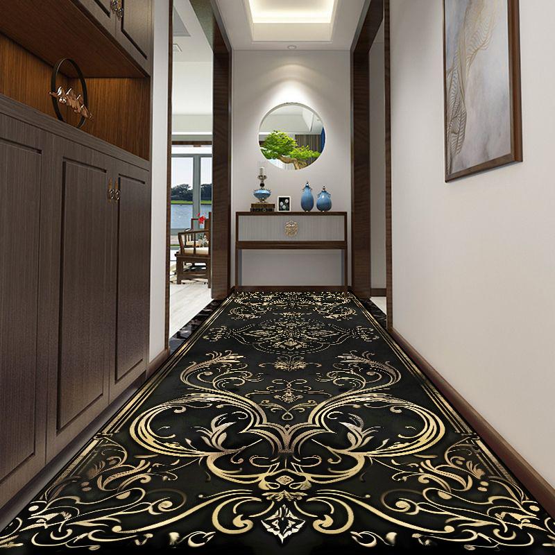 Moderner langer Flur Teppich Rutschfest Waschbar Läuferteppiche Teppiche Laufsteg Heimdekoration Hotel Flur Teppich Anpassbarer Teppich
