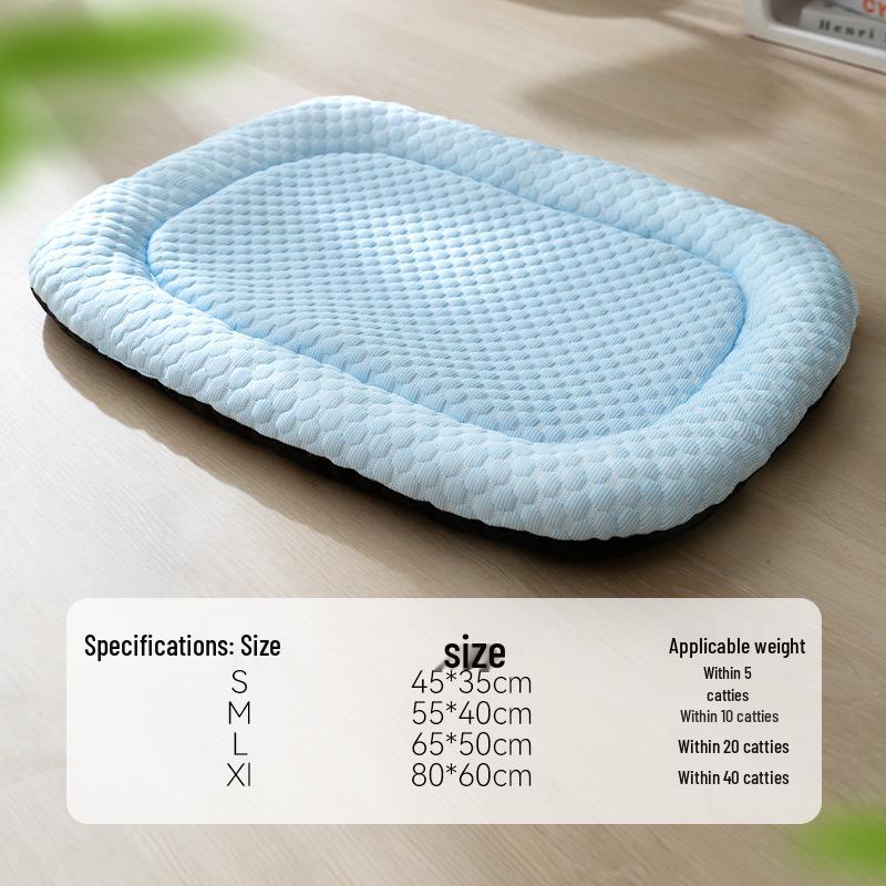 Pet Cooling Mat for Small Dogs & Cats – Breathable Summer Bed & Nest