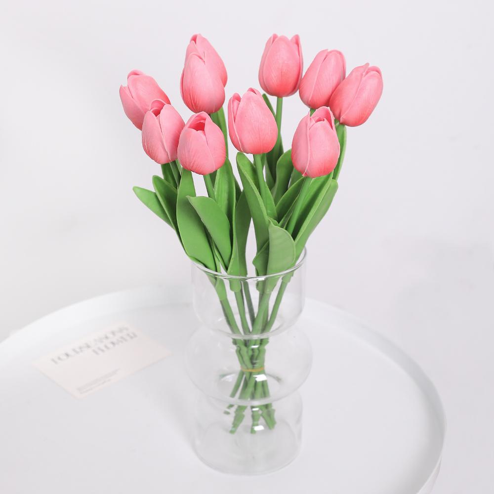 5/10Pcs Tulip Artificial Flowers Bouquet Foam Fake Flowers for Home Room Decor Garden Wedding Decoration DIY Vase Gift Accessory