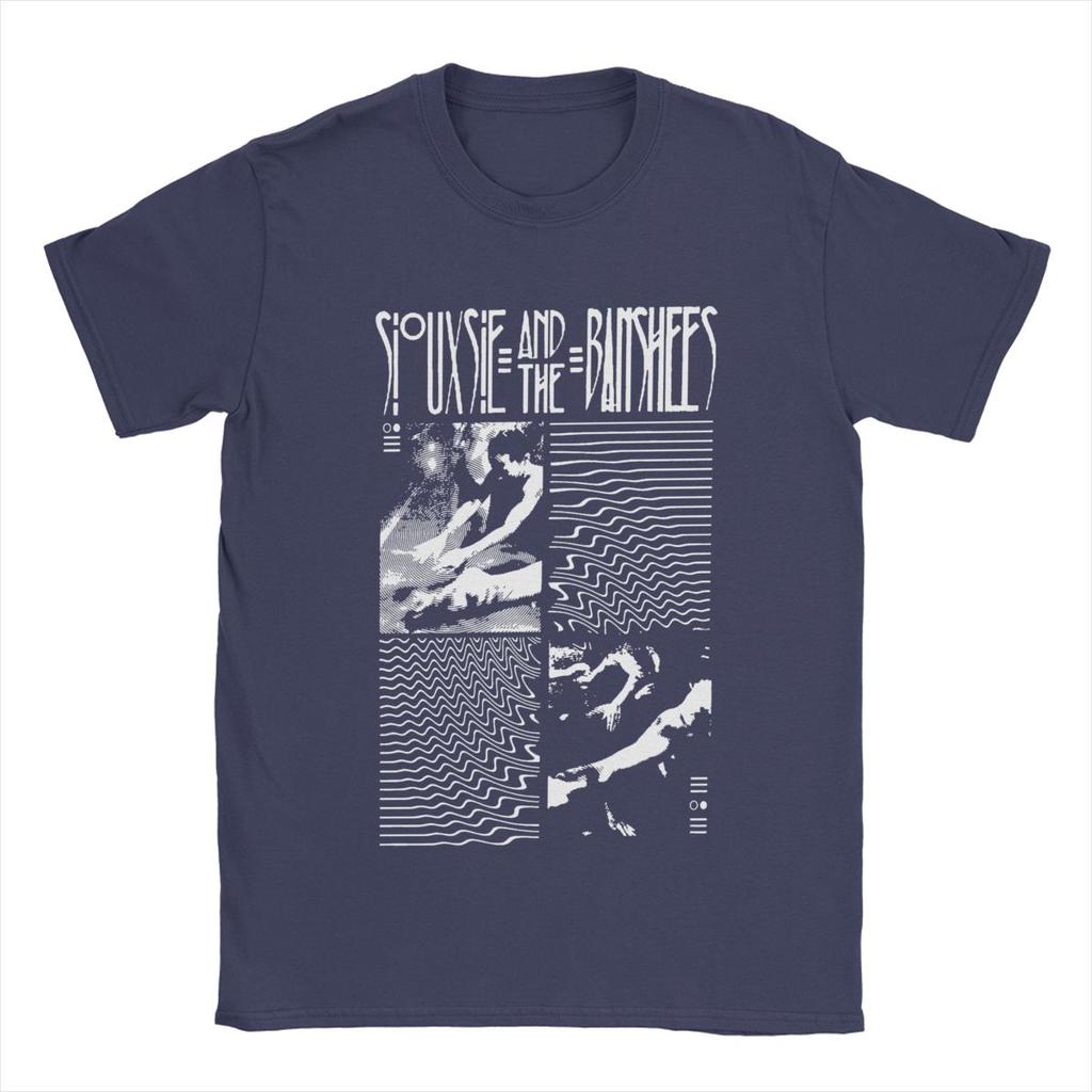 Siouxsie And The Banshees T-Shirts for Men Vintage Pure Cotton Tees Crew Neck Short Sleeve T Shirt Plus Size Tops