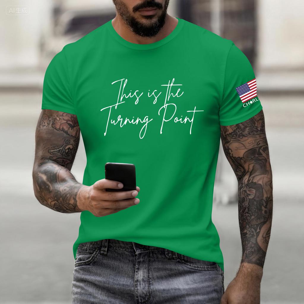 Модная одежда для работы с коротким рукавом и круглым вырезом, принтованные топы для мужчин, летние топы