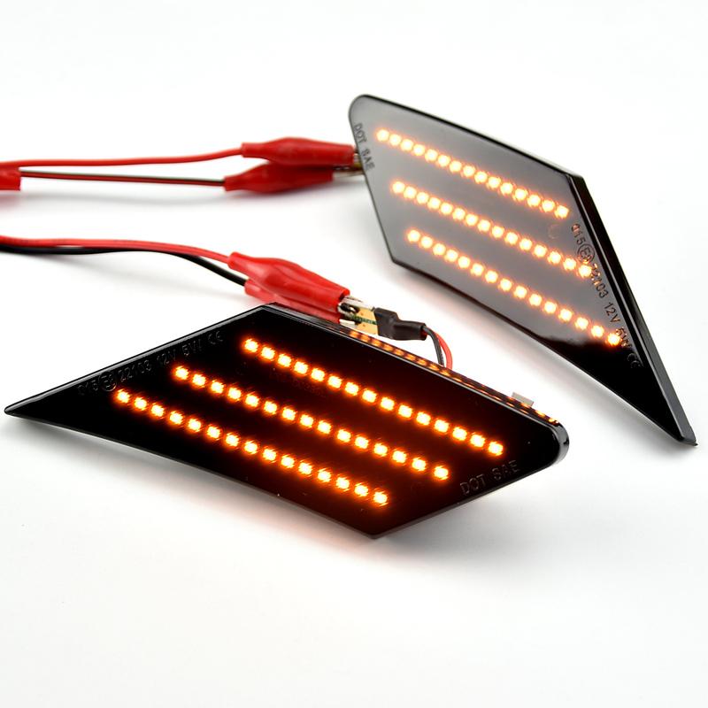 For Toyota 86 FT86 GT86 For Scion FR-S For Subaru BRZ Car LED Dynamic Turn Signal Light Side Marker Fender Lamp Accessories