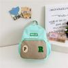 New Trendy Kids Nylon Backpack Colorful Letters Cute Casual School Bag