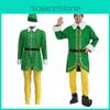 Halloween Elfen Cosplay Kostüm Outfits für Männer Perfekt für Weihnachten und Themenpartys