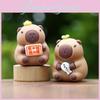 Capybara Collectible Figure With Dizzle Resin For Home Office And Gift Use
