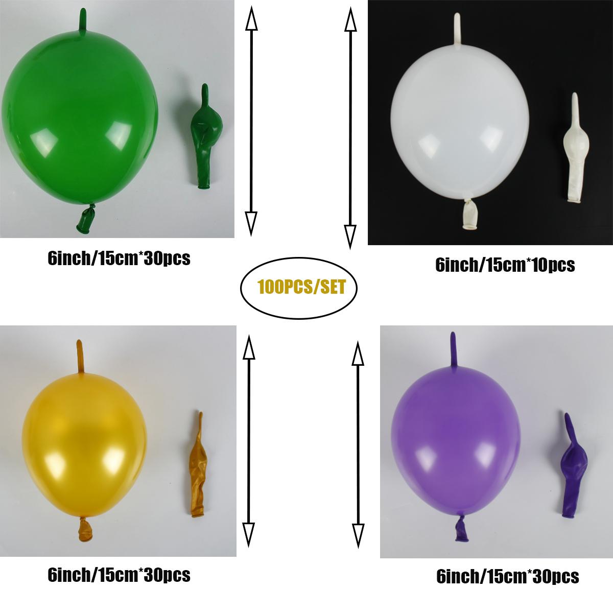 

Комплект гирлянды из воздушных шаров Марди Гра, фиолетовые, зеленые, золотые шары, маска, знак, фольгированные шары для Марди Гра, маскарад, декор для вечеринки