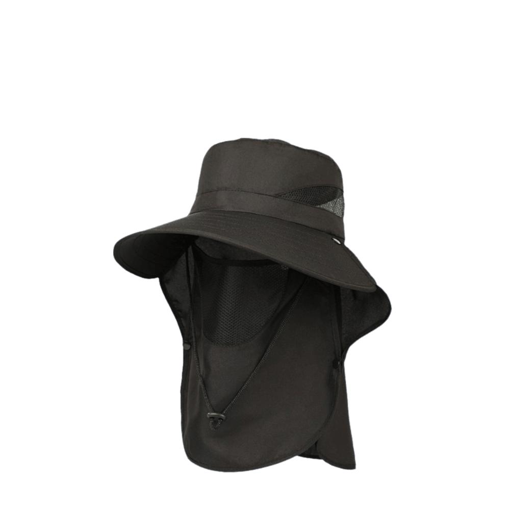 Detachable Bucket Hat Face Neck Protection Fisherman Hat New Sunscreen Hat  Outdoor Sports 1
