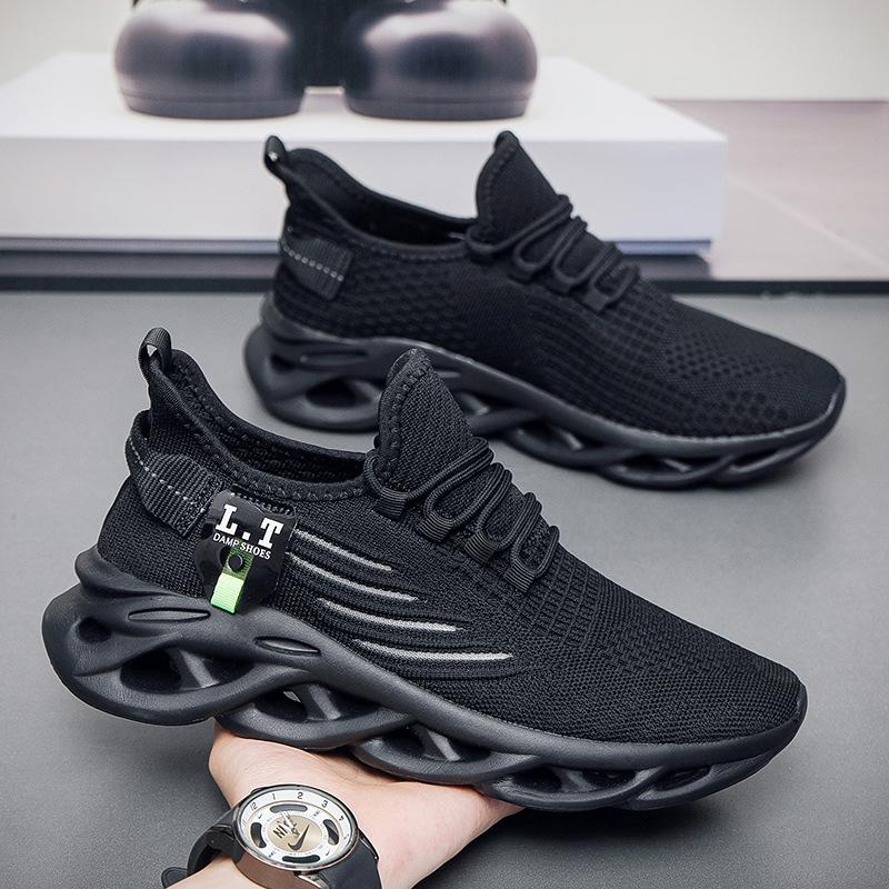 Large Size Men's Shoes 2025 New Mesh Casual Foreign Trade Shoes Lightweight Four-season Men's Trendy Shoes 50 Size Running Shoes