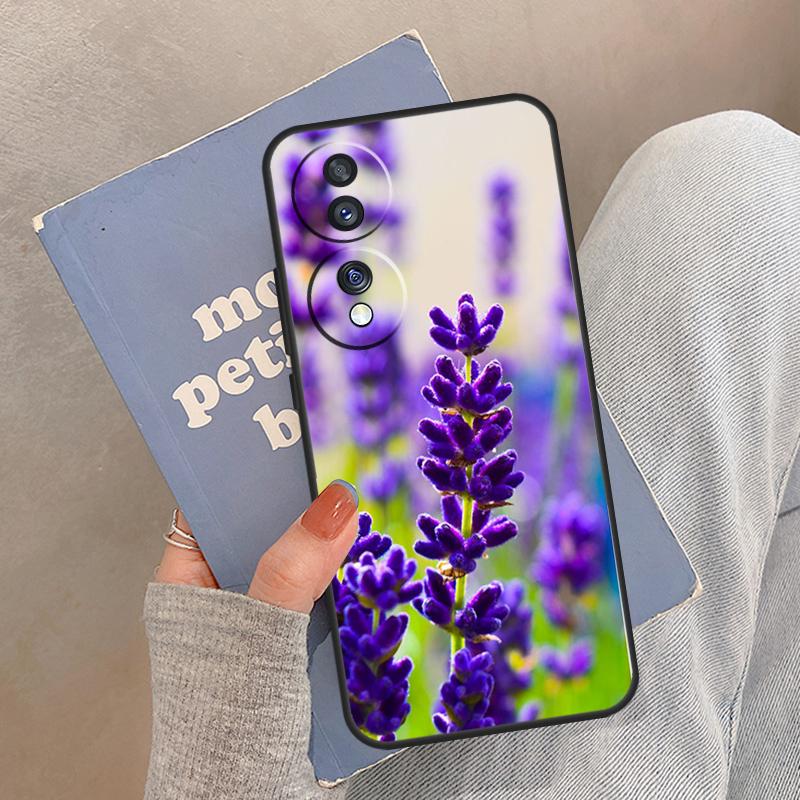 

Чехол с лавандовыми фиолетовыми цветами для Honor Magic 8 5 6 7 Pro Чехол для Honor 400 200 Lite 50 70 90 X8a X8b X9a X9b X9c Honor Magic6 Pro