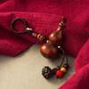 Sandalwood Gourd Keychain: Creative, Portable Pendant for Men & Women