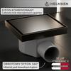 Helmken 37400005 Point Drain, 150 X 150mm, Graphite