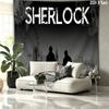 Sherlock Poster Wall Tapestry, Aesthetic Printed Fabric Blanket, Suitable for Bedroom, Living Room, and Home Decor.