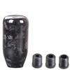 RASTP-Car Gear Shift Knob Forged Pattern Carbon Fiber Manual Transmission Shift Head for Most Car Decorations  Accessories