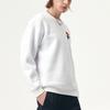 Fila Fusion Logo Print Fleece Pullover Sweatshirt Herren sweatshirt Weiß T11U146202FWT