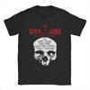Vintage Russian Orthodox Saying Inscriptions Skull T-Shirts Men O Neck Cotton T Shirt Death To World Tee Plus Size Clothing