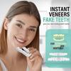 2 Pairs Denture Teeth Veneers Dentures Socket Dental Veneers For Temporary Tooth Repair-meili