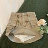 Spicy Girl High-Waisted Denim Mini Skirt - Autumn 2025 Korean Retro Style