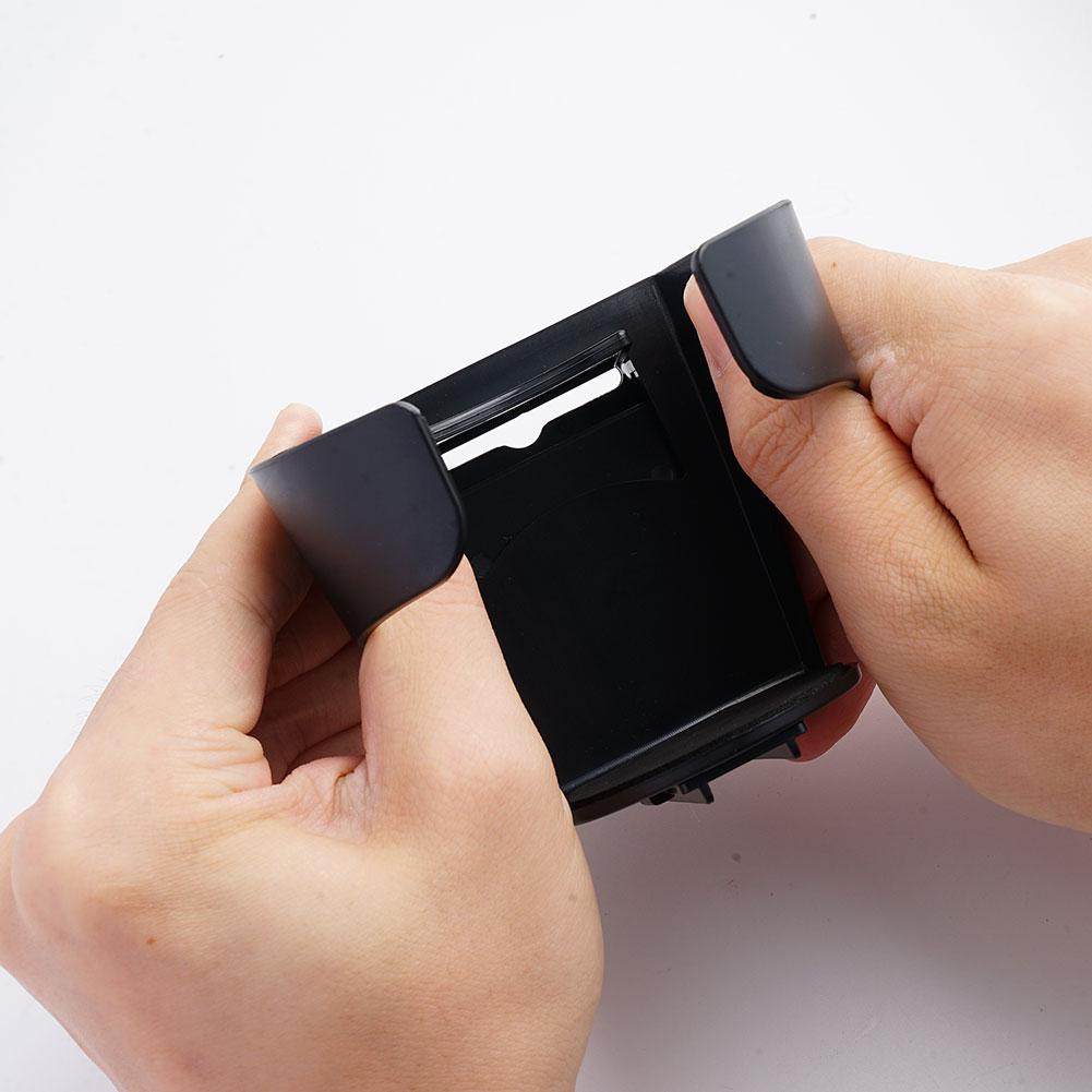 Car Cup Holder Fixed Hanging Type ABS Plasstic Car Beverage Water Rack Conditioning Air Vent Black Cup C9Q3