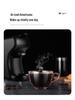 Italienische Kapselkaffeemaschine: Tragbare 19-Bar Espressomaschine für Zuhause und Büro