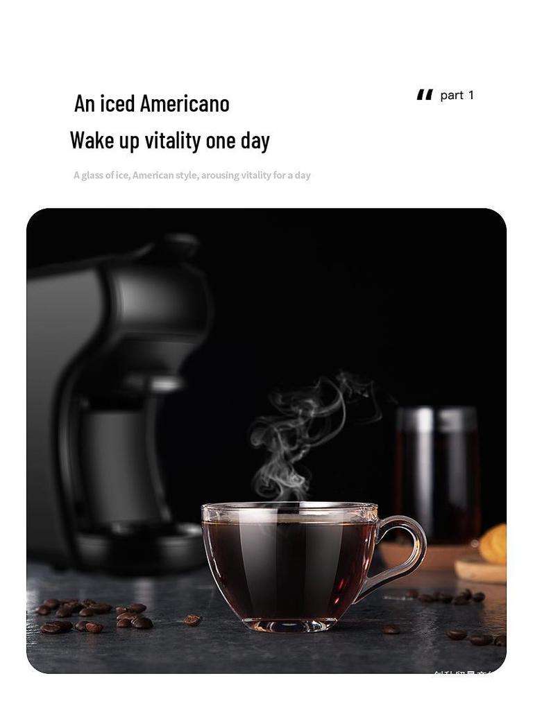 Italienische Kapselkaffeemaschine: Tragbare 19-Bar Espressomaschine für Zuhause und Büro