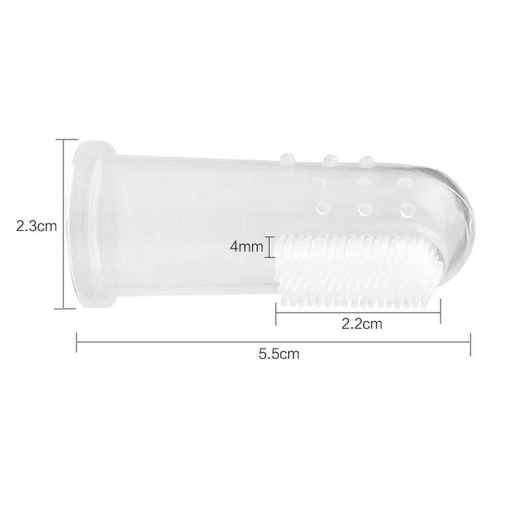 Buy [BAT] Baby Kid Soft Silicone Finger Toothbrush & Gum Massager Brush ...