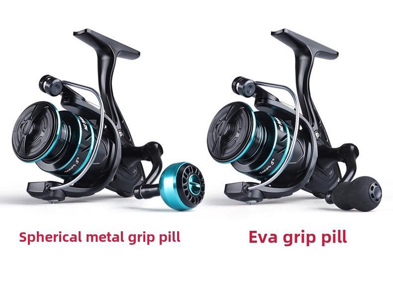 Spinnrolle mit Metallgehäuse zum Salzwasserfischen, Weitwurf, Kunstköderangeln und mehr