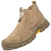 Men's Steel Toe Non-Slip Welding Work Shoes - High-Density, Anti-Smashing, Anti-Puncture, Wear-Resistant Safety Footwear