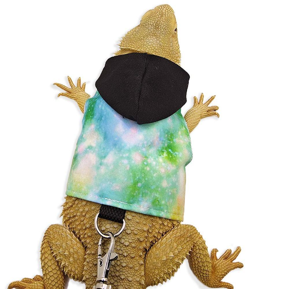Canvas Bearded Dragon Lizard Hoodie Lizard Harness Vest  Suitable for  Squirrel
