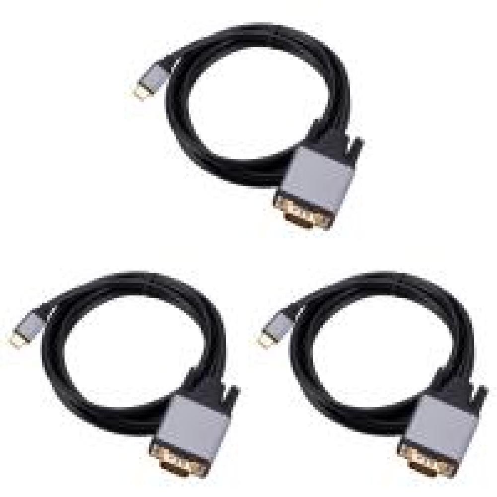 

Адаптер Type-C - VGA, кабель для экрана HD из алюминиевого сплава, 10 Гбит/с для проектора MacBook