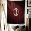 Ac Milan Crest Emblem Threepiece Set 1 Duvet Cover 2 Pillowcase Without Core Soft And Comfortable Christmas Birthday Gift