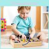 Wooden Led Switch Analog Circuit Board Children Puzzle Toy For Early Learning And Brain Development
