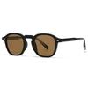  Ins Popular Fashion Square Sunglasses Women Retro Rivets Black Tea Shades UV400 Men Sun Glasses