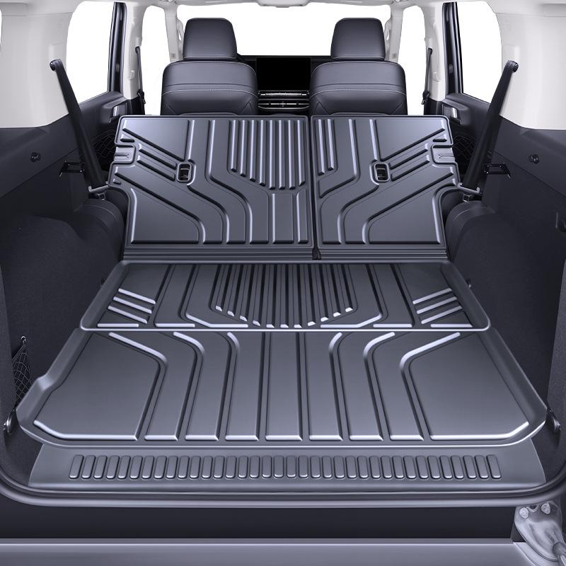 Fits 25 Models: Tank 300 Trunk Mat - Car Interior Decoration & Modification Accessory, Integrated TPE Tail Box Mat.