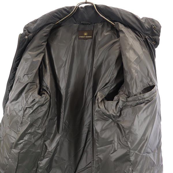 FIRSTDOWN Long Sleeve Down Jacket L Brown Men's Used