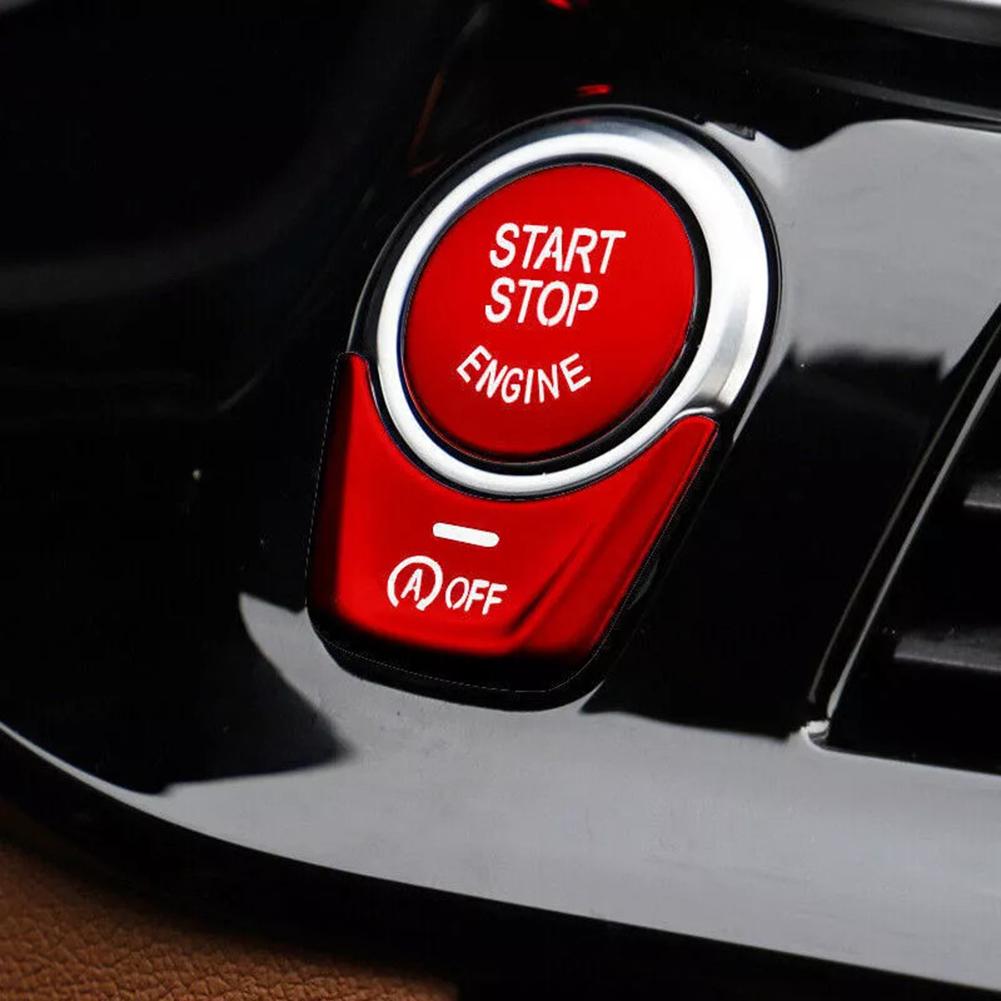 ABS Start Stop Button Cover Car Engine Start Stop Button Cover Car Interior Decoration Cover Existing Scratches China Mainland