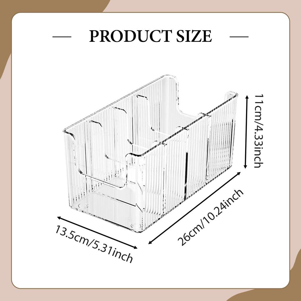 Belt Organizer Box Display Case Elegant Portable Multi Compartments Belts Holder for Hotel Shopping Mall Farmhouse Store Home