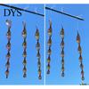 Bird Deterrent Tool Rod 360 Degree Rotation Garden Protection Vibrant Color Repellent Reflective Wind Spiral Hanging for Orchard Anti