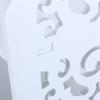 4 Tiers White Hollow Out Shoe Rack Stand Storage Organiser Shelf