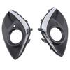Car Fog Lamp Frame Black Front Bumper Grill High Universality Compatibility Practical Application Car Modification