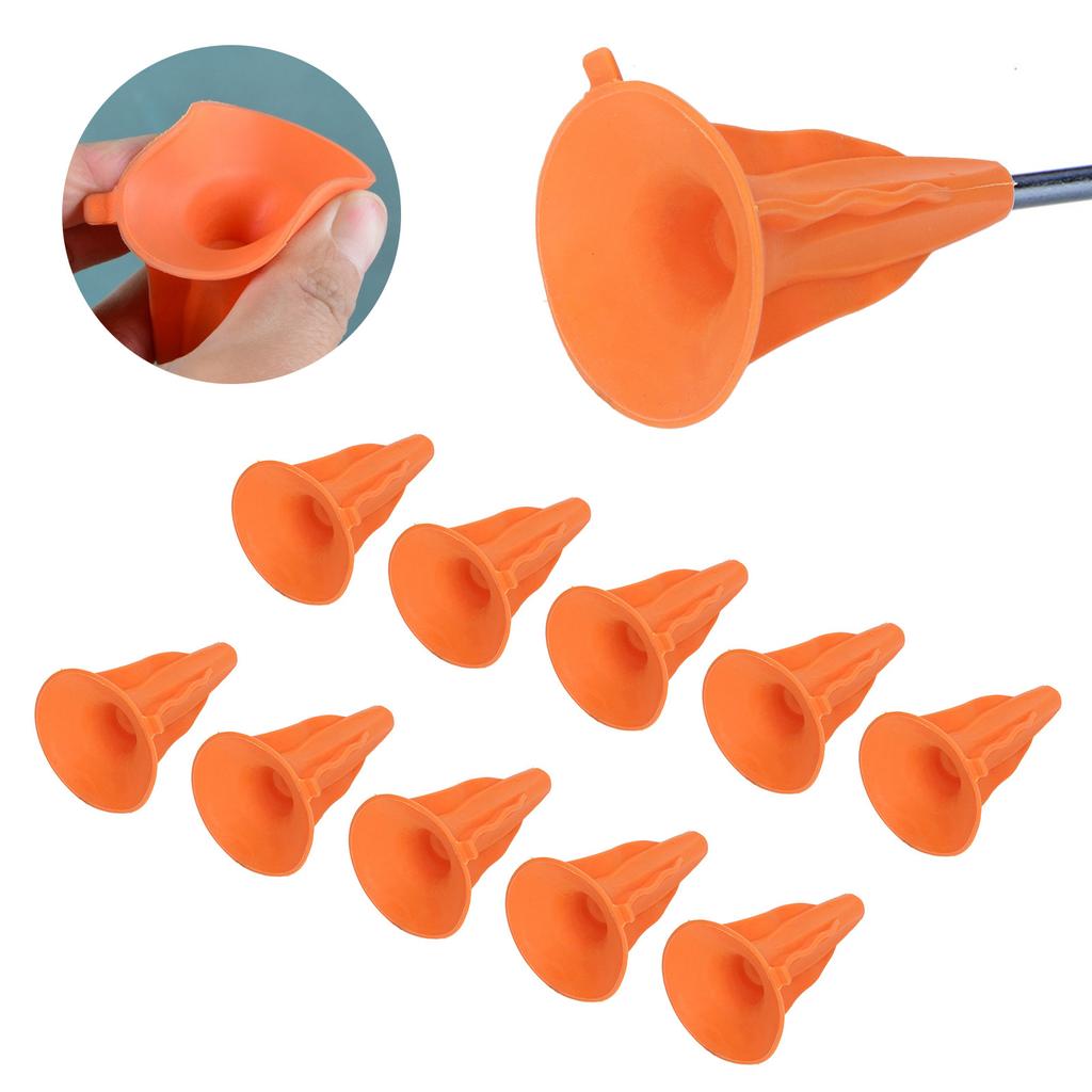 10Pcs Soft Rubber  head Suction Cup   Heads for Children Hunting Game Outdoor Sports